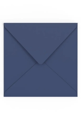 Gekleurde Enveloppen Colour Navy Gegomd 15.5x15.5cm 100stuks