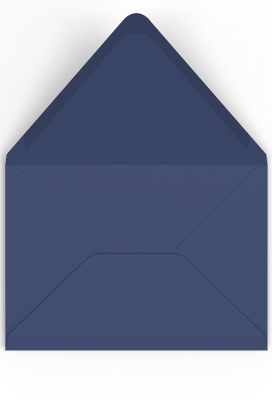 Gekleurde Enveloppen Colour Navy Gegomd 16.2x22.9cm 100stuks