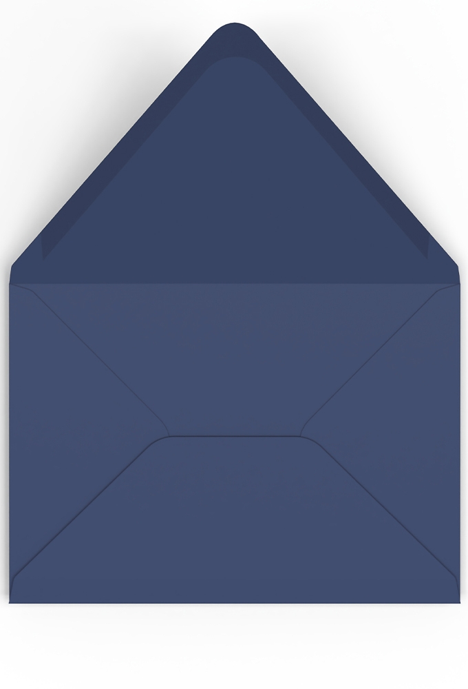Gekleurde Enveloppen Colour Navy Gegomd 16.2x22.9cm 100stuks