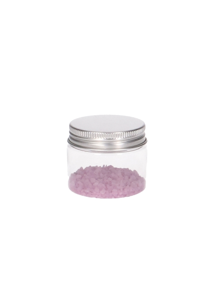 Plastic Potje Met Zilveren Schroefdeksel 5x4cm inhoud 50ml 12stuks
