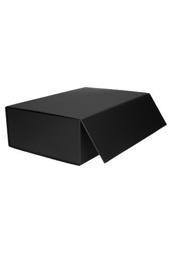 Wijn Magneetdozen New York FSC® Zwart Mat 33x22x10cm Inlay 2fl 25stuks