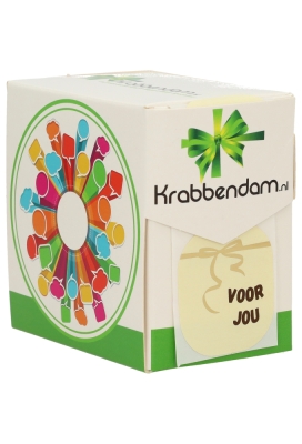 Etiketten Everyday Voor jou Creme 3.8x4.4cm 250stuks