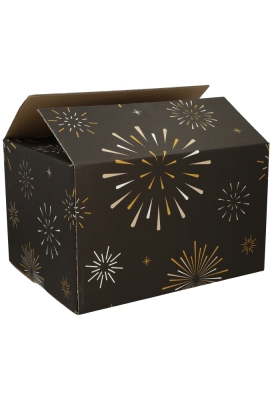 Kerstpakketdozen Box Of Joy Black 39x29x17,7cm 15stuks