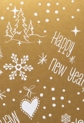 Kerstpapier Trend Snowy Christmas Dreams 50cm x 100meter