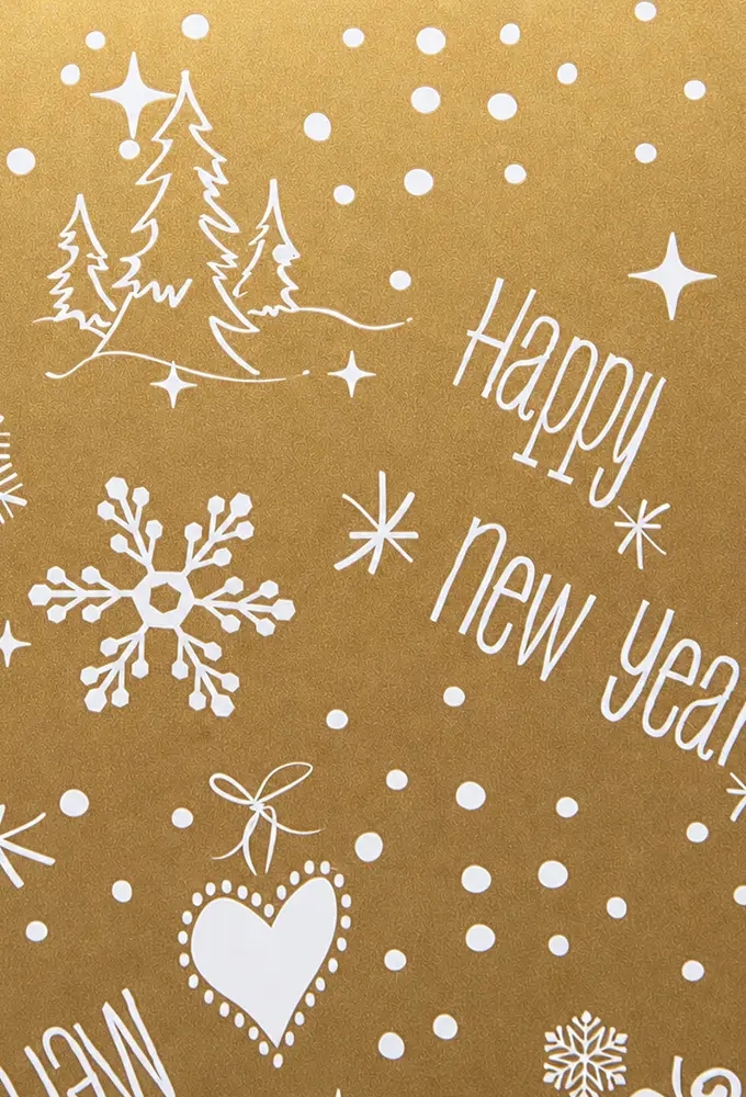 Kerstpapier Trendy Snowy Christmas Dreams 70cm x 100meter