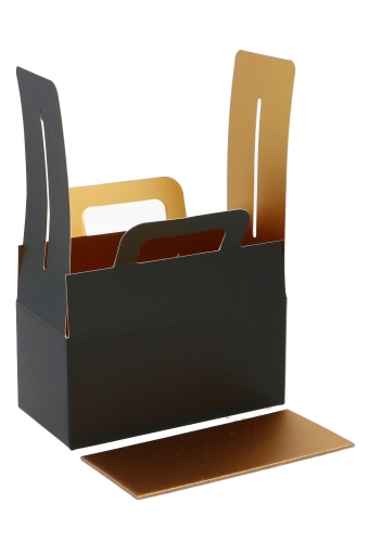 Bonbondoosjes Koffertje Zwart Mat 12x6.5x5.5cm 250gram 25stuks OP IS OP