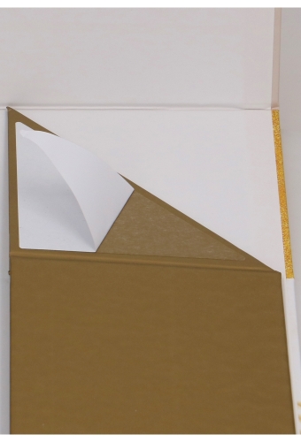 AKTIE Kerst Magneetdozen Golden Christmas Box & Lint 33x25x12cm 1stuk