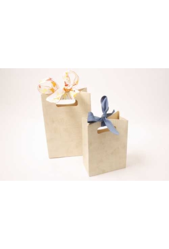 2 HALEN & 1 BETALEN Kadotasje Luigi Karton Creme12.5x7x18cm 10st