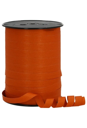 Paperlook Krullint Terracotta Oranje 10mm x 250 meter op is op