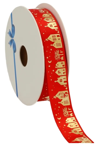 Luxe Satijnlint Sint In De Maneschijn Rood 23mm x 25meter