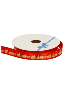 Luxe Satijnlint Sint In De Maneschijn Rood 15mm x 25meter