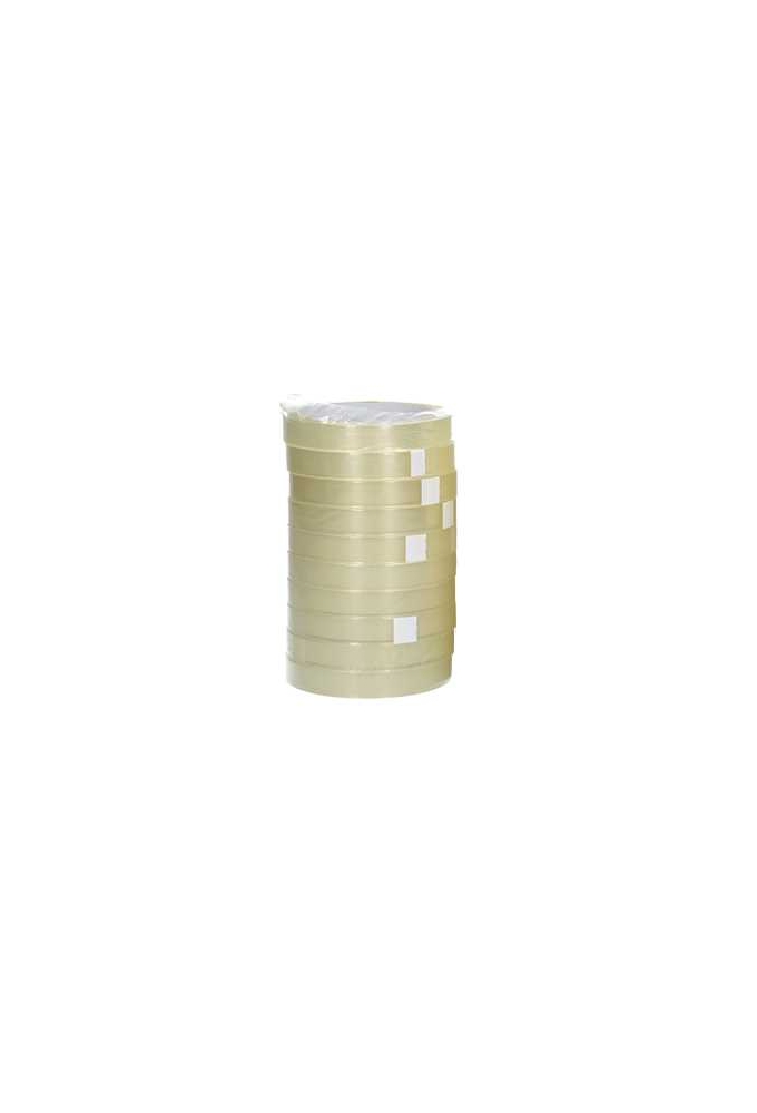 Plakband Transparant 15mm x 66meter 10 stuks verpakt