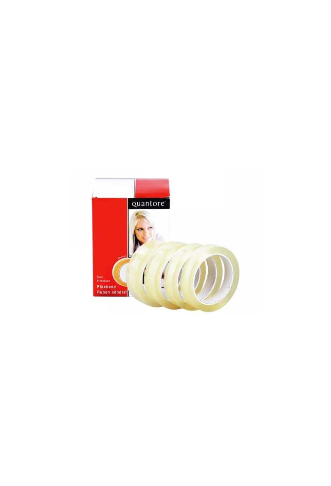 Plakband Transparant 15mm x 66meter 10 stuks verpakt