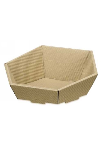 Geschenkdoos Korf Modern Naturel Klein 29x27x6-10.5cm 25stuks
