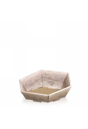 Geschenkdoos Korf Modern Wood Klein 29x27x6-10.5cm 25stuks