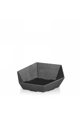 Geschenkdoos Korf Tarn Antraciet Klein 29x27x6-10.5cm 25stuks