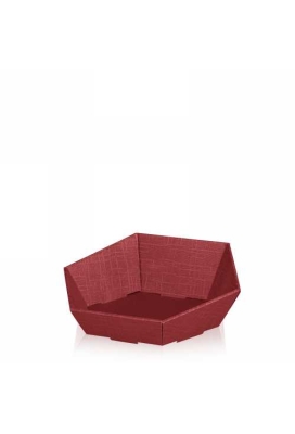 Geschenkdoos Korf Tarn Bordeaux Klein 29x27x6-10.5cm 25stuks