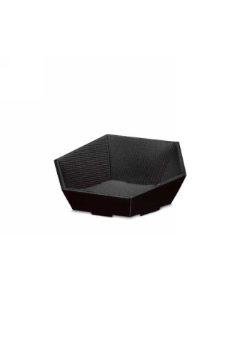 Geschenkdoos Korf Modern Zwart Klein 29x27x6-10.5cm 25stuks