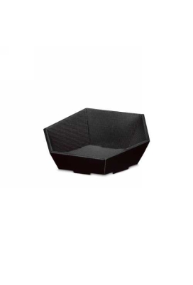 Geschenkdoos Korf Modern Zwart Klein 29x27x6-10.5cm 25stuks