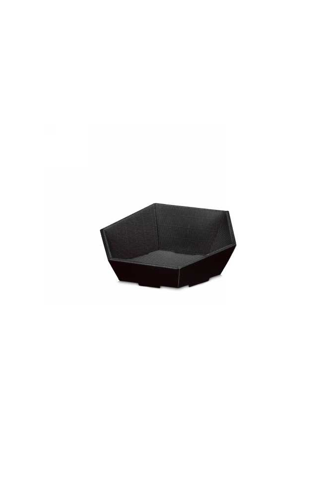 Geschenkdoos Korf Modern Zwart Klein 29x27x6-10.5cm 25stuks