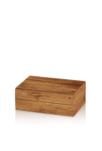 Geschenkdoos Klepdoos Timber 22x15x7.5cm 25stuks