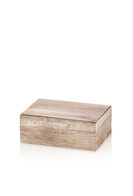 Geschenkdoos Klepdoos Wood 22x15x7.5cm 25stuks