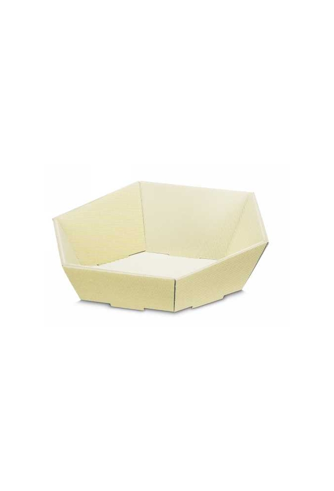 Geschenkdoos Korf Modern Creme Groot 46.5x41.5x9-15.5cm 25stuks