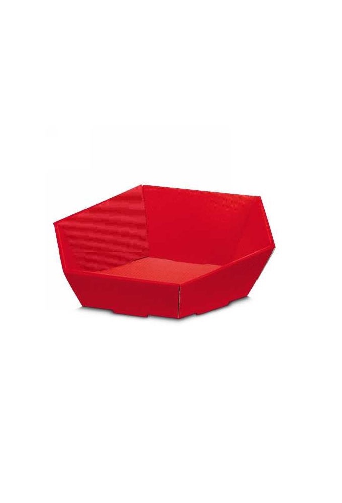 Geschenkdoos Korf Modern Rood Groot 46.5x41.5x9-15.5cm 25stuks