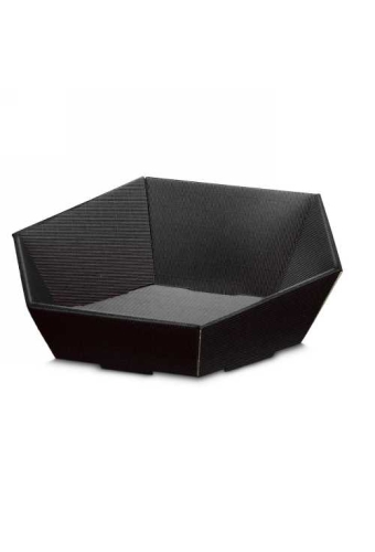 Geschenkdoos Korf Modern Zwart Groot 46.5x41.5x9-15.5cm 25stuks