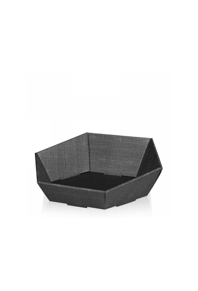Geschenkdoos Korf Tarn Antraciet Groot 46.5x41.5x9-15.5cm 25stuks