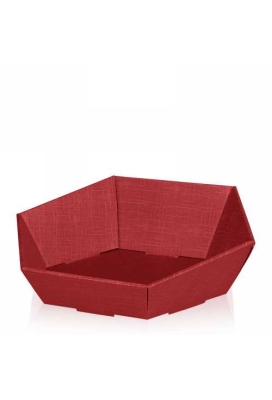 Geschenkdoos Korf Tarn Bordeaux Groot 46.5x41.5x9-15.5cm 25stuks