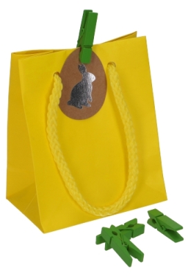 Houten Decoratie Groen Houten Knijper 3.5cm 24stuks