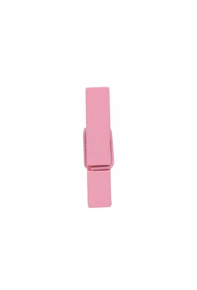 Houten Decoratie Roze Houten Knijper 3.5cm 24stuks