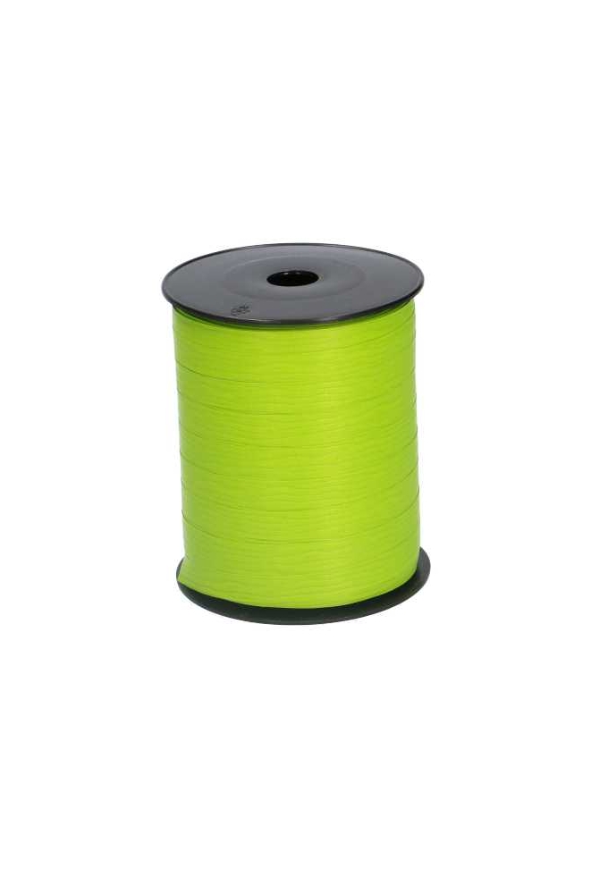 Paperlook Krullint Lime Groen 10mm x 250 meter