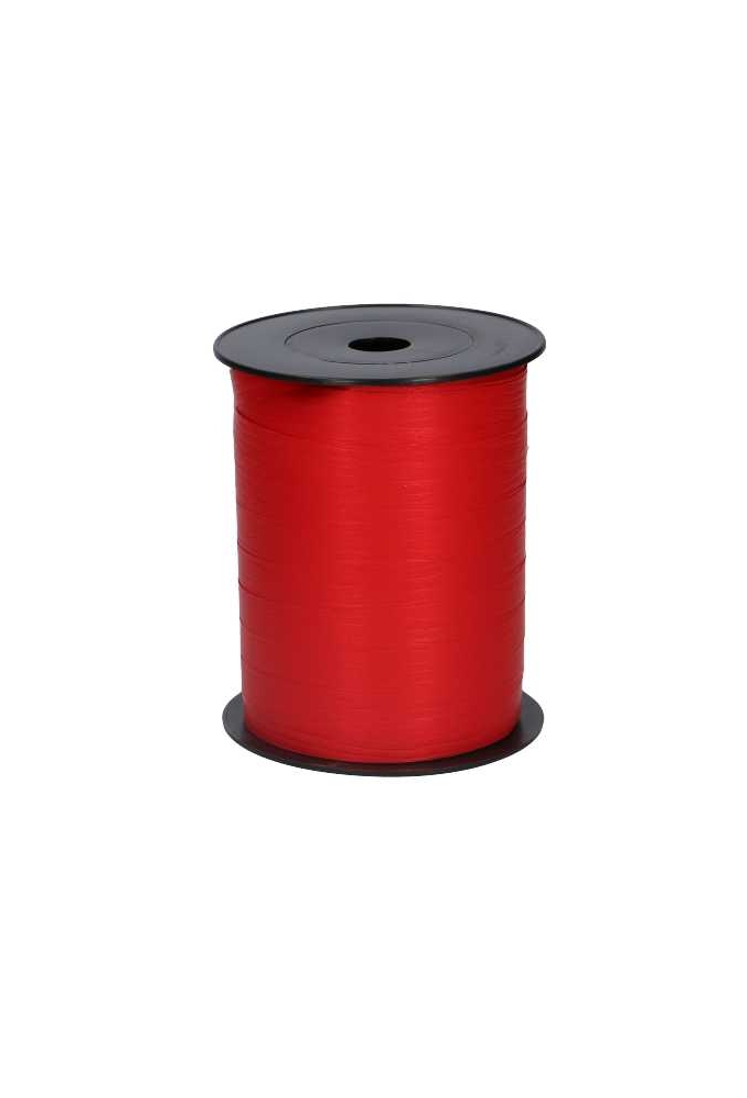 Paperlook Krullint Rood 10mm x 250 meter