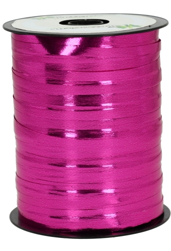 Krullint Metallic Reflex Fuchsia 5mm x 500 meter