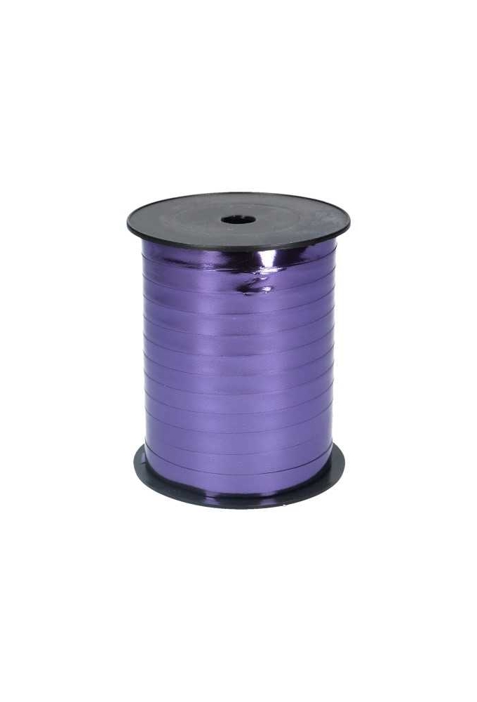 Krullint Metallic Reflex Paars 10mm x 250 meter