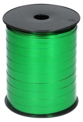 Krullint Metallic Reflex Groen 10mm x 250 meter
