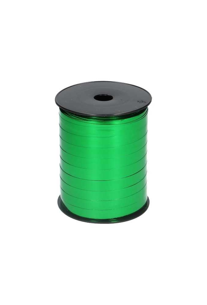 Krullint Metallic Reflex Groen 10mm x 250 meter