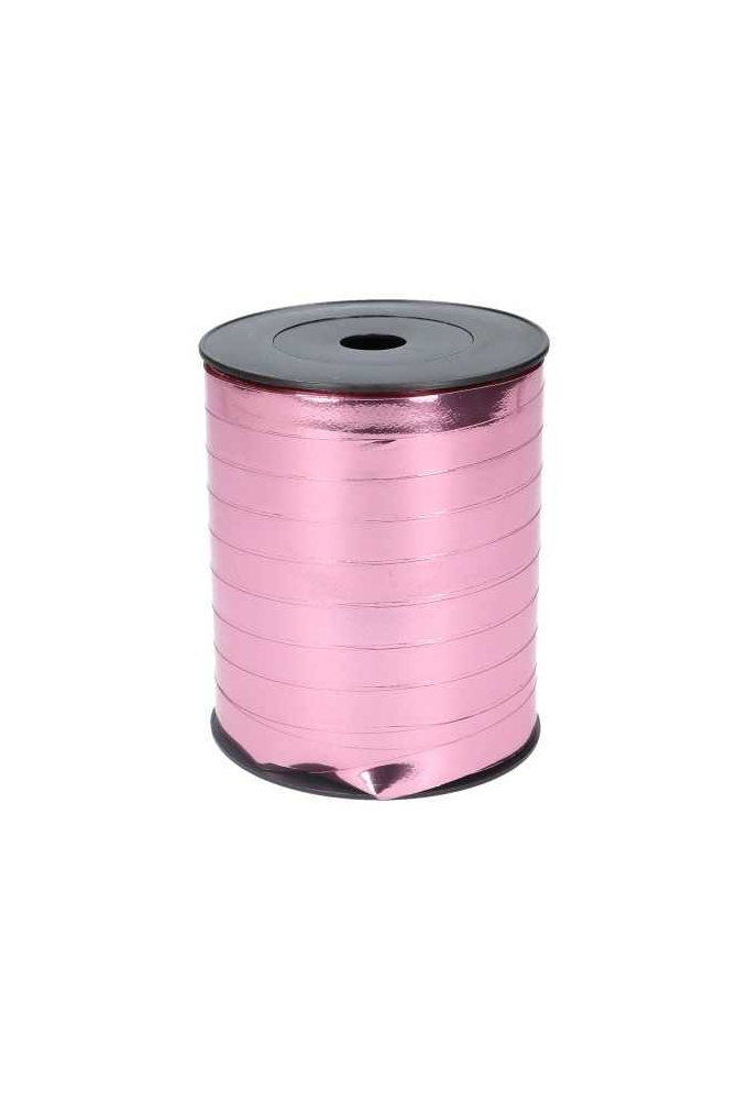 Krullint Metallic Reflex Roze 10mm x 250 meter