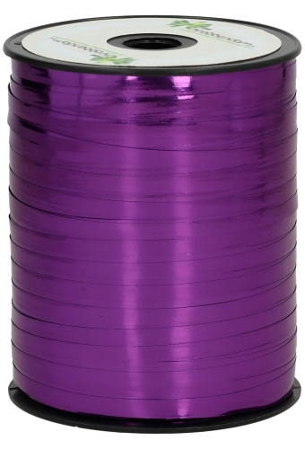 Krullint Metallic Reflex Paars 5mm x 500 meter