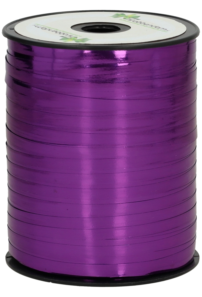 Krullint Metallic Reflex Paars 5mm x 500 meter