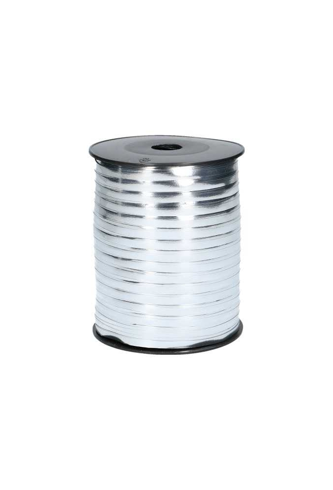 Krullint Metallic Reflex Zilver 5mm x 500 meter