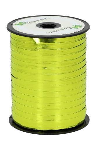 Krullint Metallic Reflex Appelgroen 5mm x 500 meter