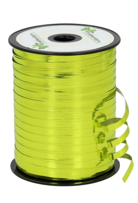Krullint Metallic Reflex Appelgroen 5mm x 500 meter