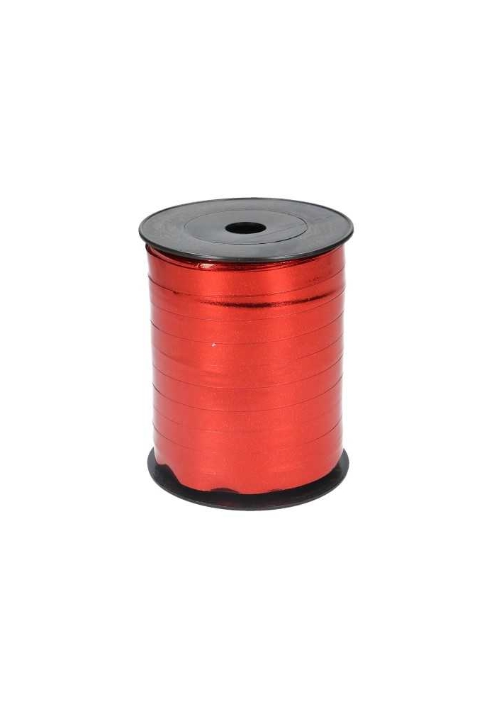 Krullint Metallic Reflex Rood 10mm x 250 meter
