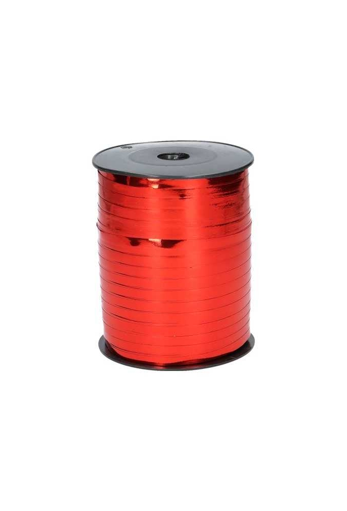 Krullint Metallic Reflex Rood 5mm x 500 meter