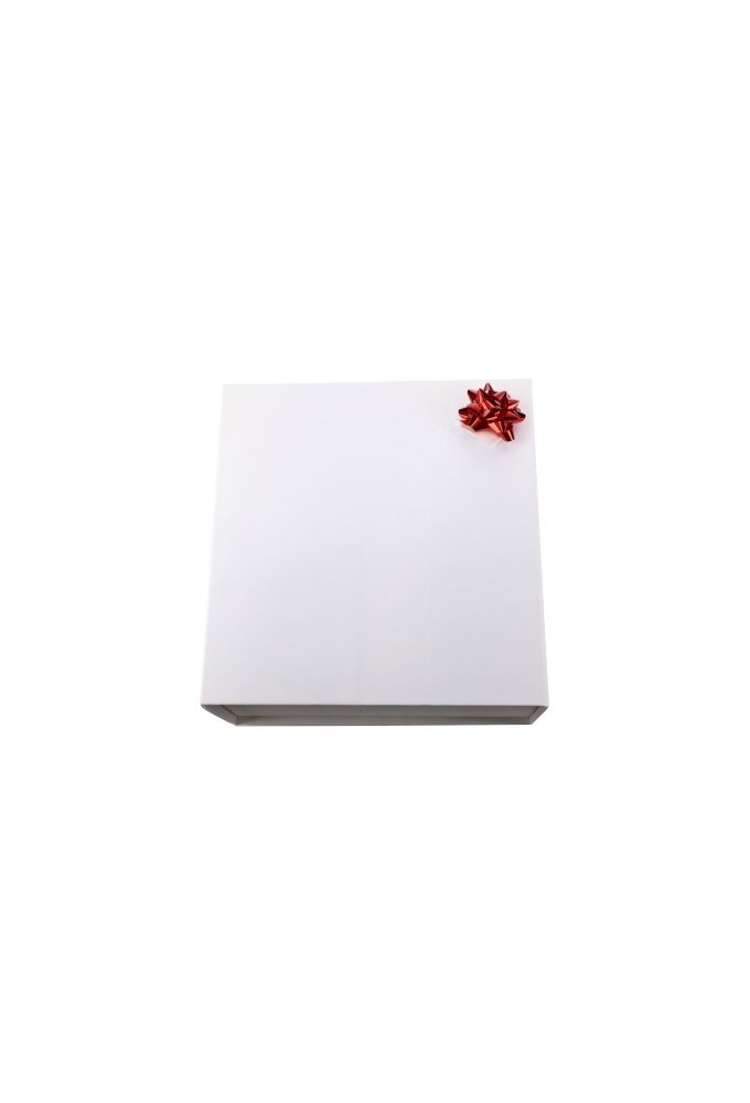 Mini Bows Strik Rond 35mm Metallic Rood Met Plakker 100stuks