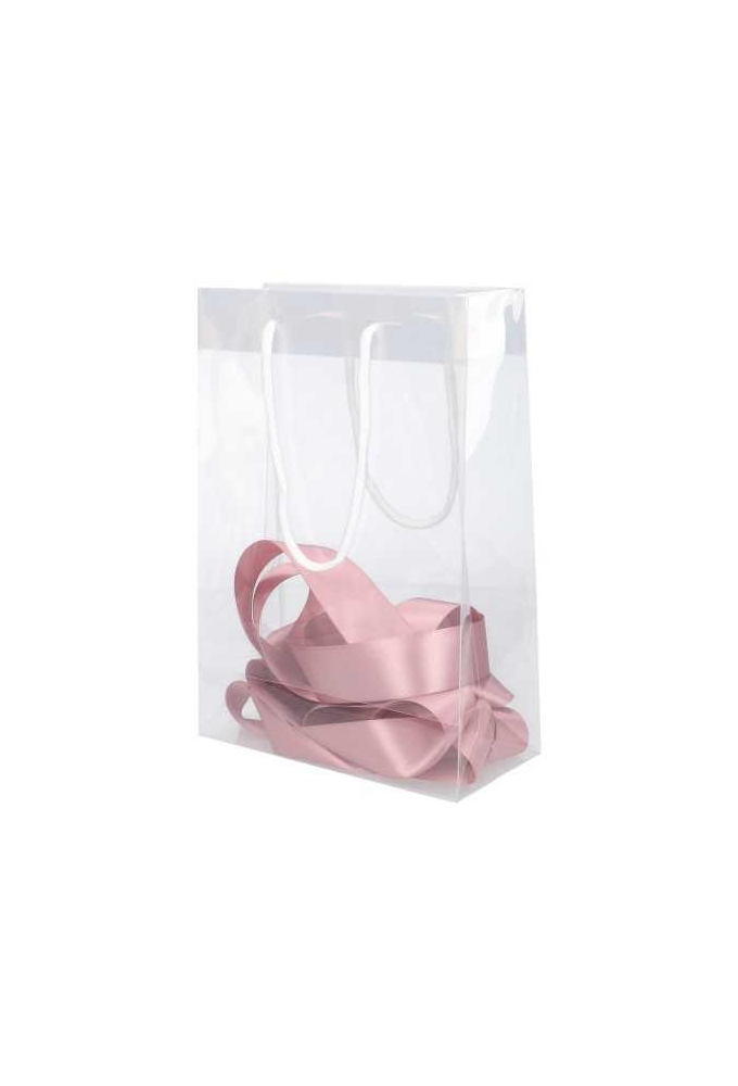 Kadotasje Rimella Met Koord 180my 22x10x31cm 25stuks
