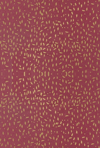 Kerst Kraftpapier Bruin recycled terrazzo bugundy goud 70cm x 200meter
